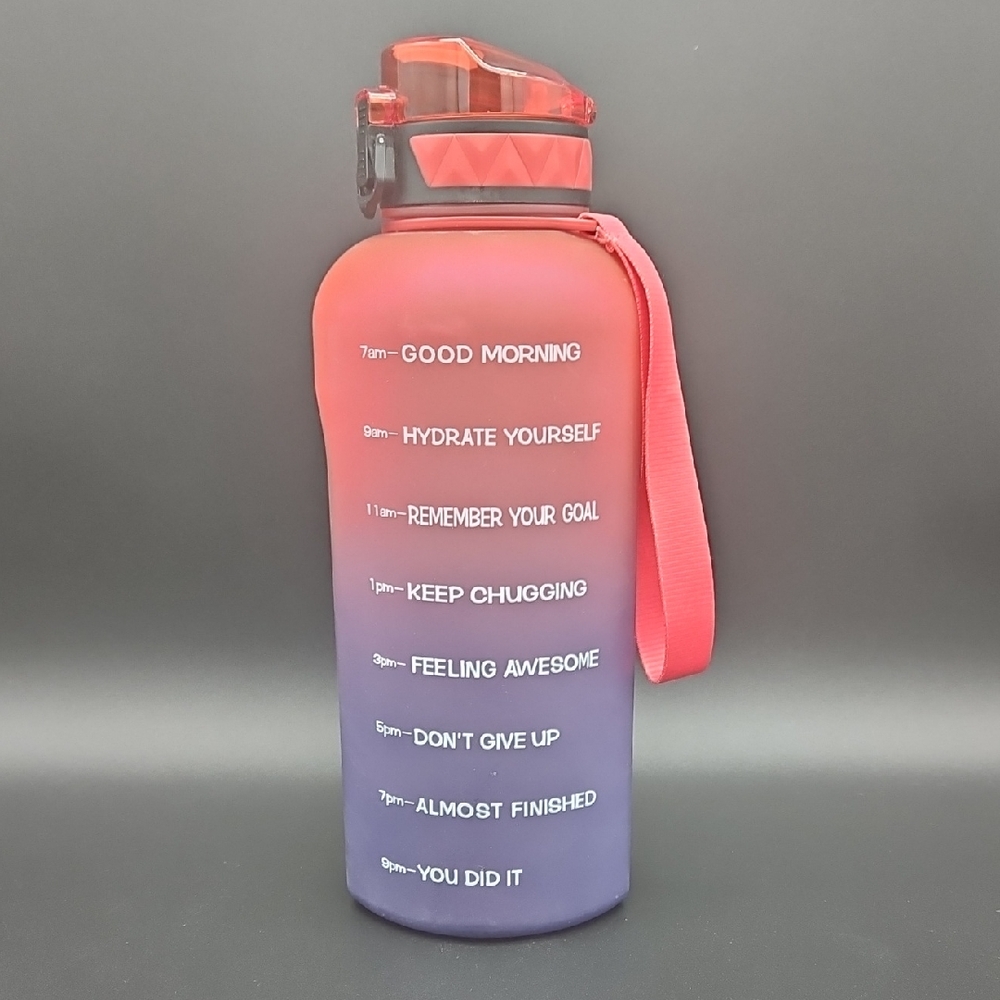 NWOT Motivational 2 Liter Water Bottle